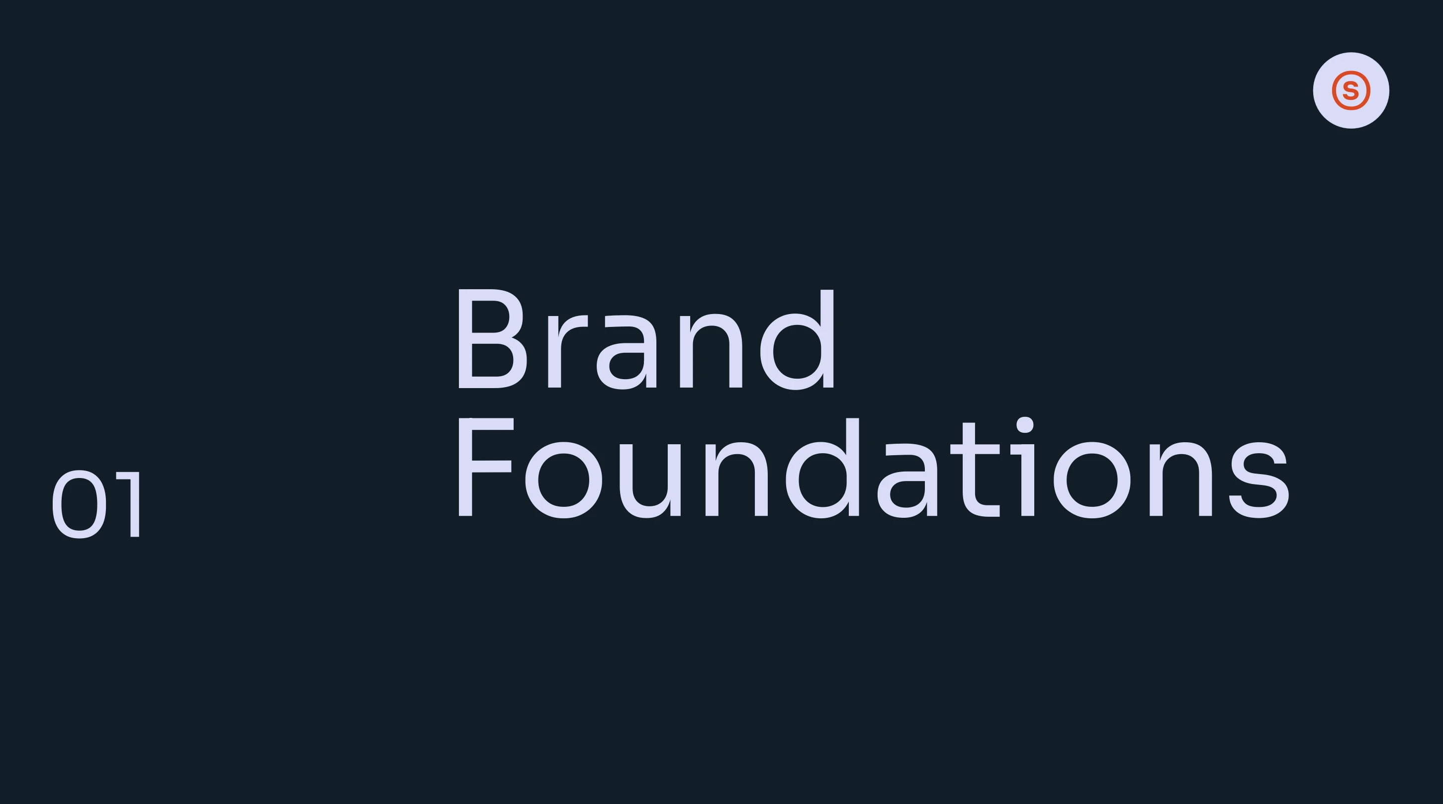 Brand Foundations strategy presentation